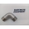 Raines 1'' MNPT Stainless Steel Elbow with 1/4'' Port for Pressure Gauge  90-PG - alternate 2